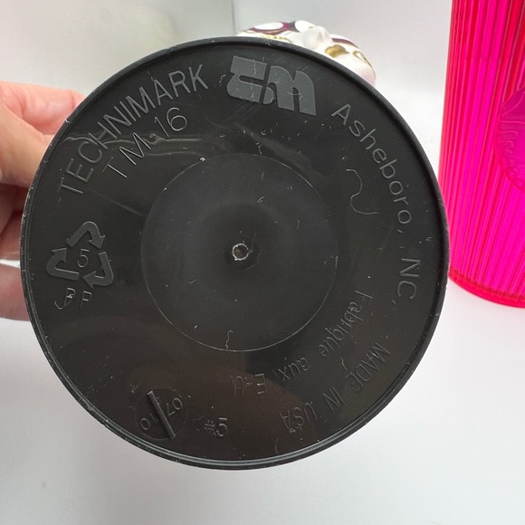 Tumbler & Cup- Starbucks 2023 Dragonfruit Neon Pink Stripe GRANDE & Harry Potter - Picture 7 of 17